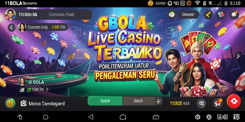 Gameplay seru di aplikasi Live Casino 11BOLA.