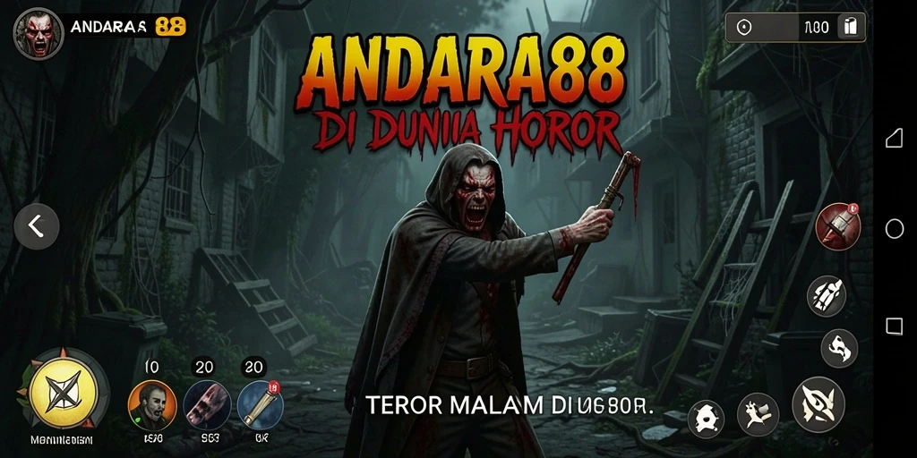 Gameplay menakutkan dari ANDARA88 dengan suasana kelam.