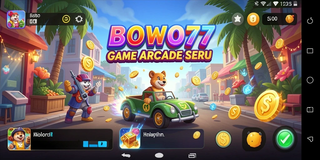 Tampilan gameplay seru dan interaktif dari BOWO77.