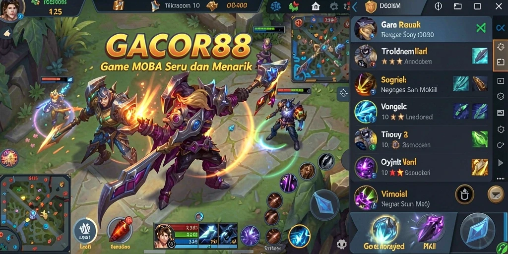 Tangkapan layar gameplay GACOR88 yang seru dan mendebarkan.