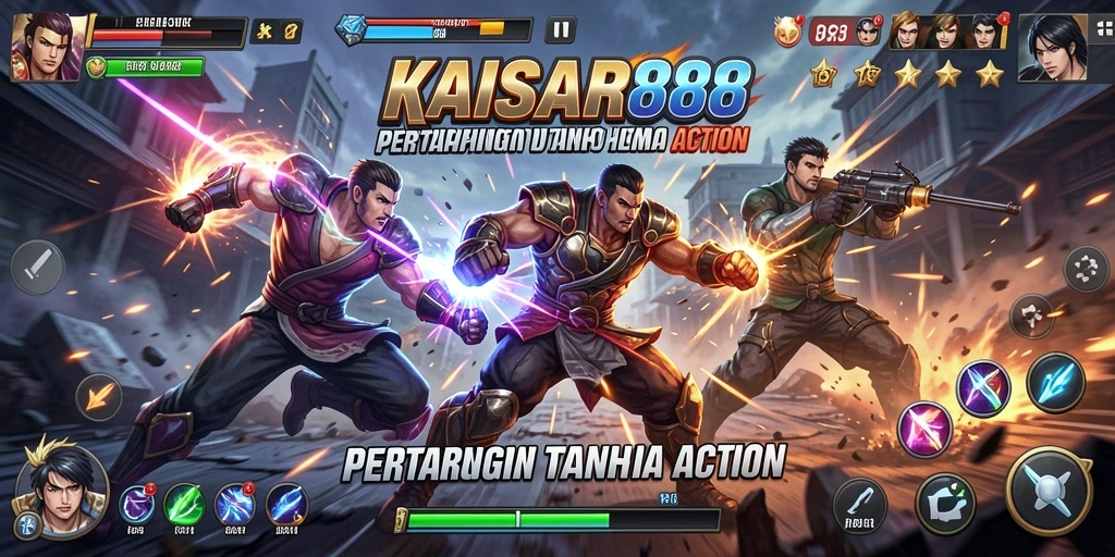 Screenshot menampilkan aksi seru KAISAR888 dalam pertempuran.