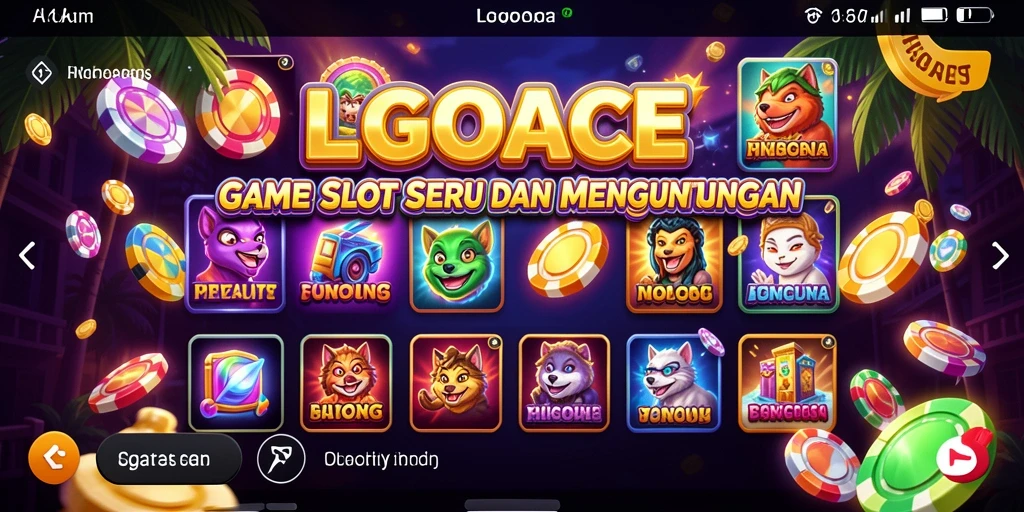 Gameplay seru di LGOACE dengan simbol slot yang beragam.