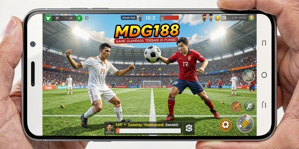 Tampilan gameplay seru MDG188 dengan suasana pertandingan yang mendebarkan.