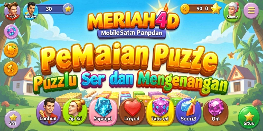 Tangkapan layar gameplay <strong>MERIAH4D</strong> memperlihatkan keasyikan dalam menyelesaikan teka-teki.
