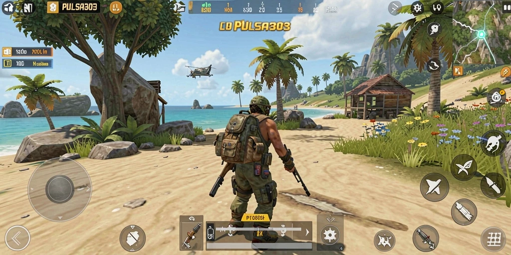 Gameplay PULSA303 yang mendebarkan dalam dunia terbuka.