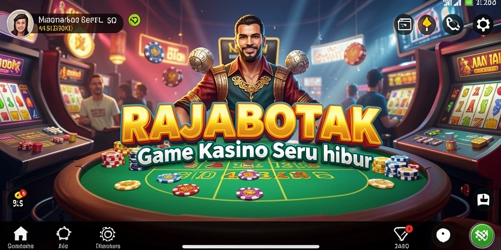 Tampilan gameplay seru dan menarik dari RAJABOTAK.
