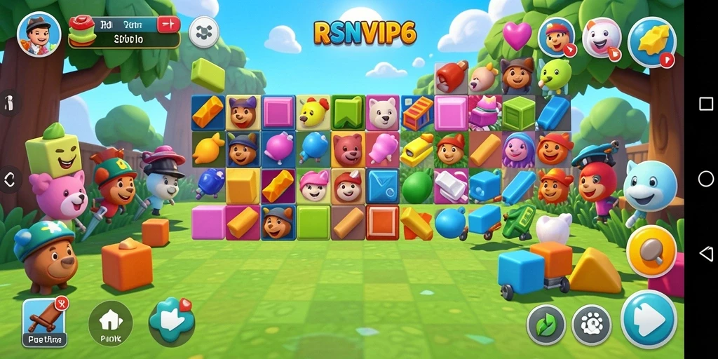 Tampilan gameplay yang seru dan penuh tantangan di RSNVIP6.