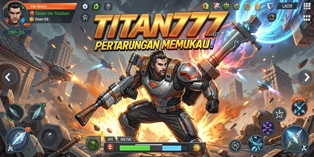 Tampilan menakjubkan dari gameplay TITAN777 dalam aksi.